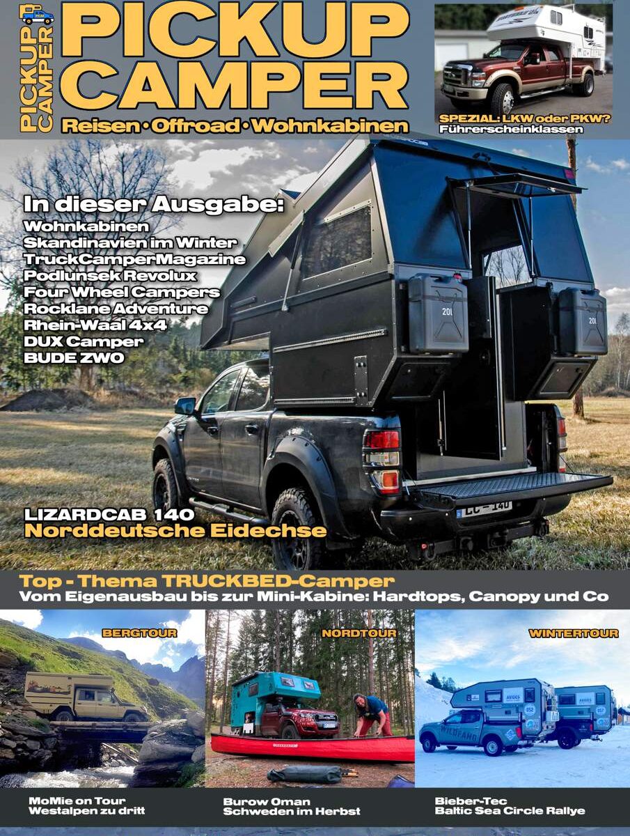 Pickup Camper Magazin Heft 17 Ausgabe 02-2022